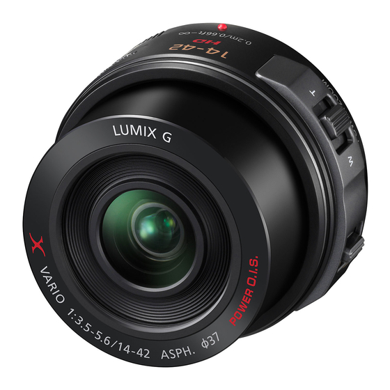 Panasonic LUMIX H-PS14042 Mode D'emploi