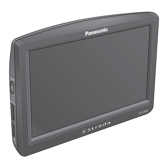 Panasonic Strada CN-GP50N Guide De Référence Rapide