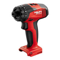 Hilti SFD 2-A Mode D'emploi