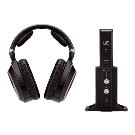 Sennheiser RS 195 Manuel D'utilisation