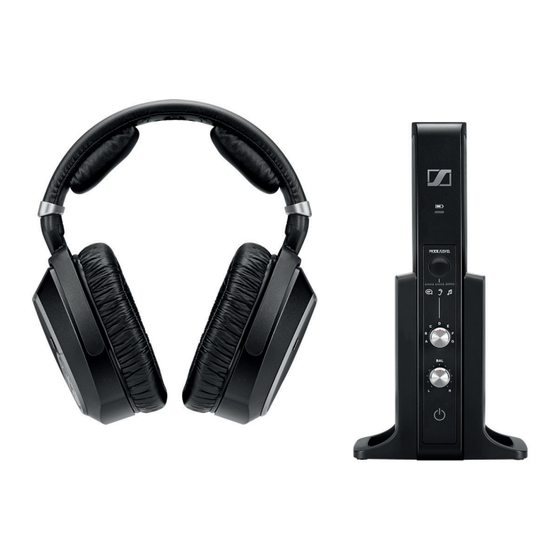 Sennheiser RS 195 Notice D'emploi