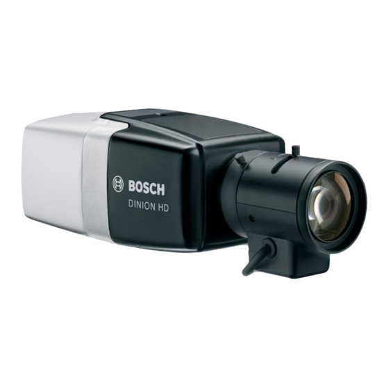 Bosch DINION HD Installation Rapide