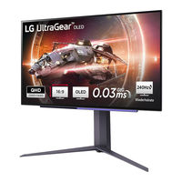 Lg UltraGear 27GS95QX Guide Rapide