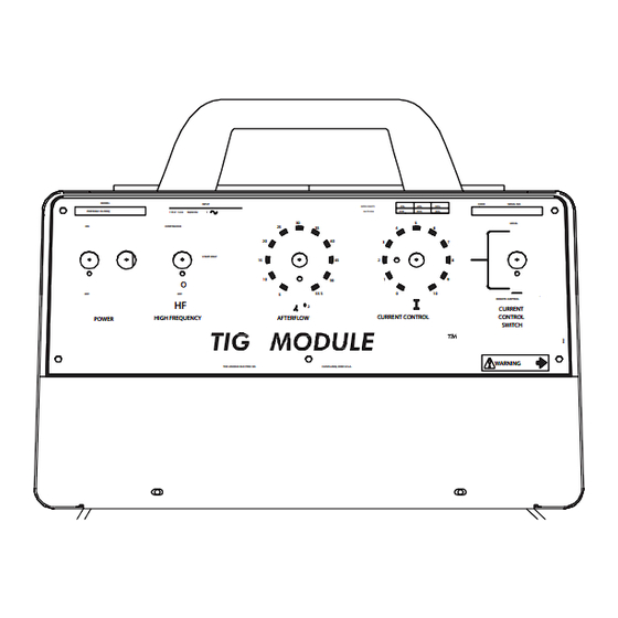 Lincoln Electric TIG MODULE 10135 Mode D'emploi