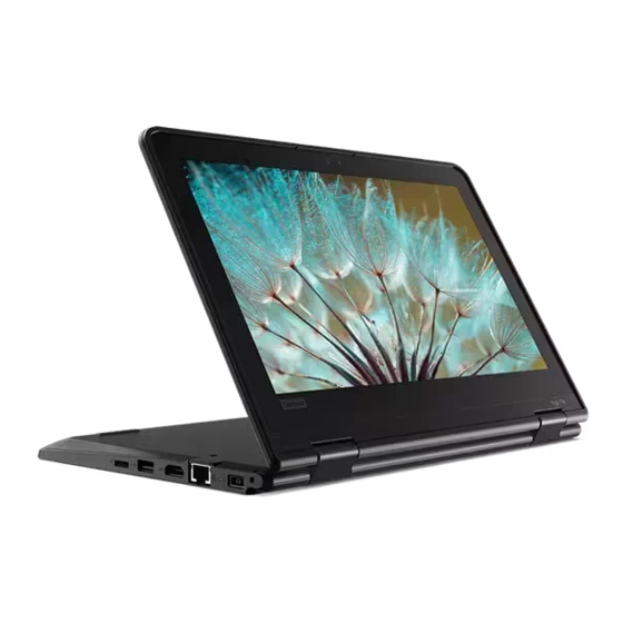 Lenovo ThinkPad 11e 5th Gen Guide D'utilisation