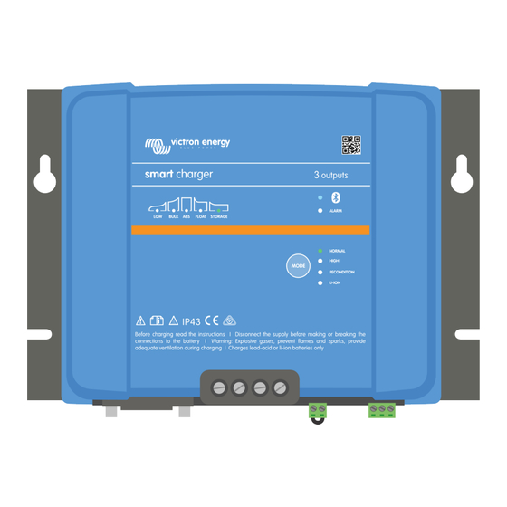 Victron energy Smart Charger IP43 12/30 Manuel D'utilisation