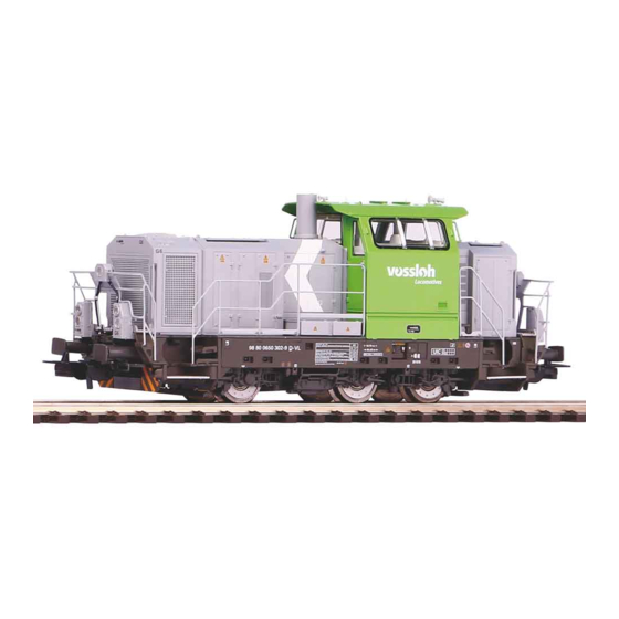 PIKO VOSSLOH G6 Manuel D'utilisation