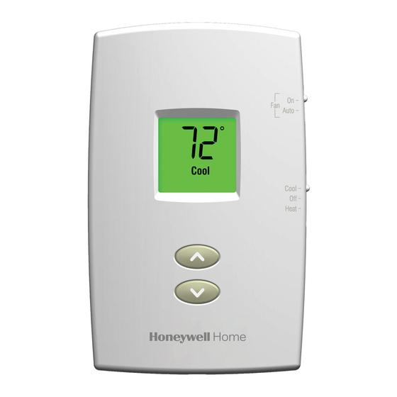 Honeywell Home PRO 1000 Serie Manuel D'utilisation