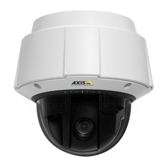 Axis Q60 Serie Guide D'installation