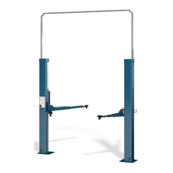 Nussbaum SMART LIFT 2.30 SL Manuel D'exploitation