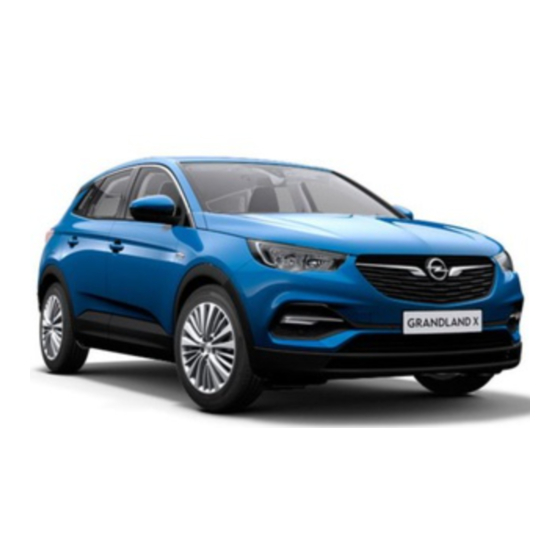 Opel GRANDLAND X Manuel D'utilisation