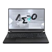 Gigabyte AERO 5 XE4-73LA614SH Manuel