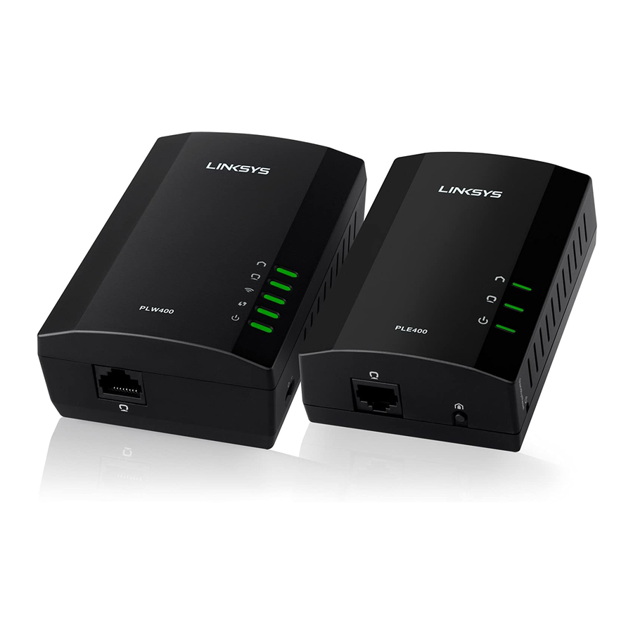 Cisco Linksys PLWK400 Mode D'emploi