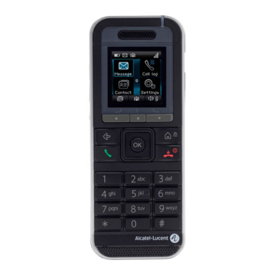 Alcatel-Lucent 8232 DECT Manuel Utilisateur