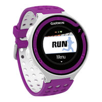 Garmin Forerunner 220 Manuel D'utilisation