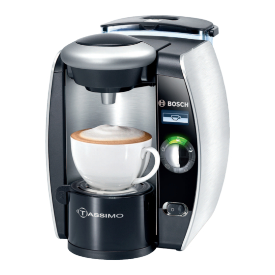 Bosch Tassimo TAS 65 Série Notice D'utilisation