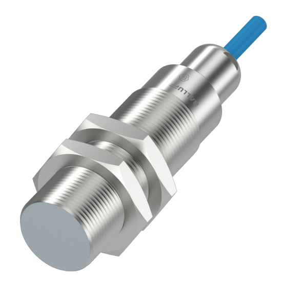Balluff BES M18EH2-GNX50B-BT02-X05 Notice D'utilisation