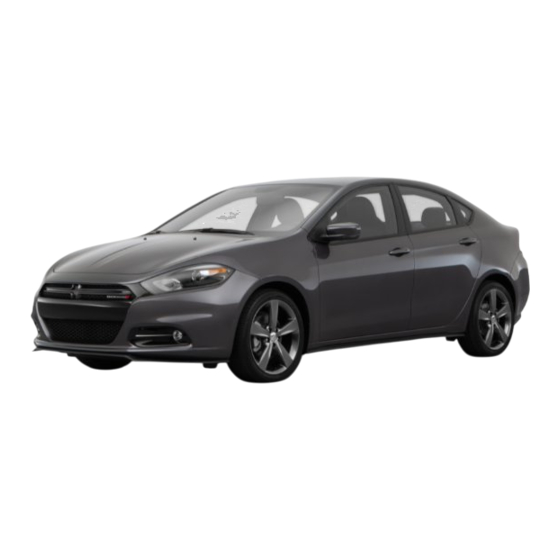 Dodge Dart 2013 Guide De L'automobiliste