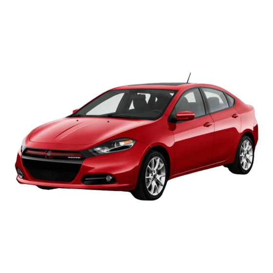 Dodge Dart 2013 Guide D'utilisateur