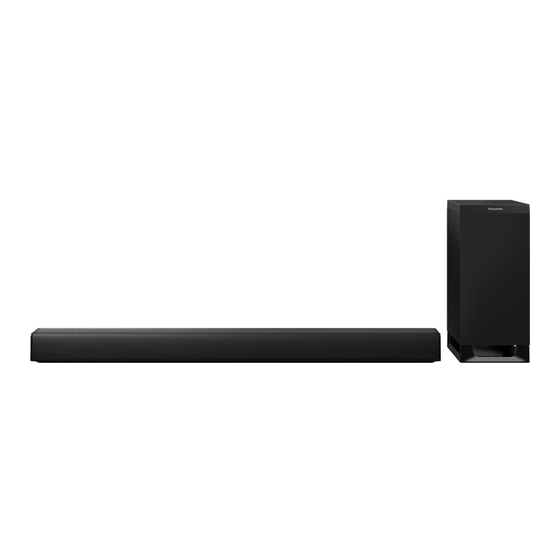 Panasonic SC-HTB900 Guide De Démarrage Rapide