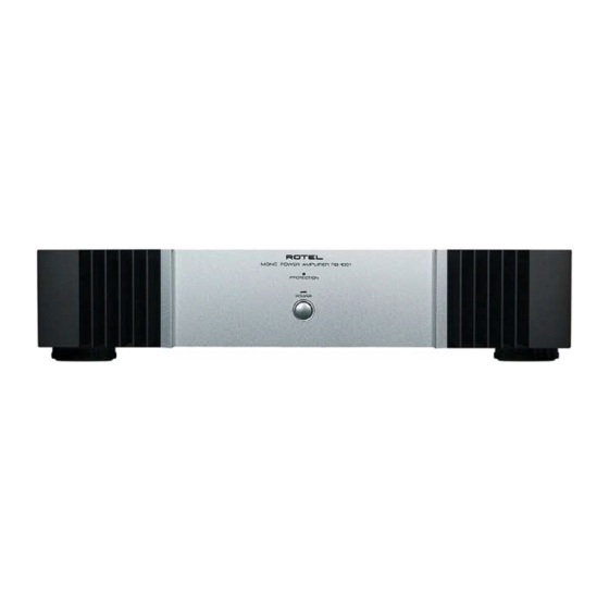 Rotel RB-1091 Manuel D'utilisation