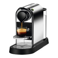 Nespresso MY MACHINE CITIZ Rouge Mode D'emploi