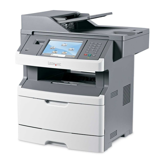 Lexmark X466 Guide De Configuration