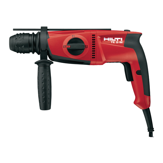 Hilti TE 2 Mode D'emploi