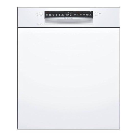 Bosch SMI4HAW48E Notice D'utilisation