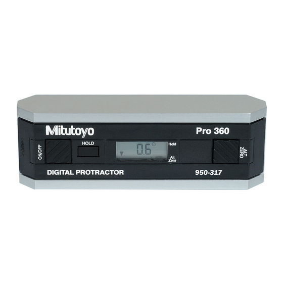 Mitutoyo Pro 360 Manuel D'utilisation