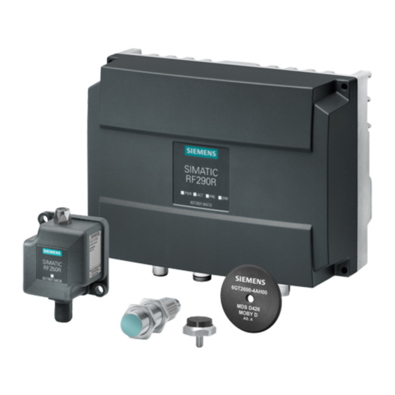 Siemens SIMATIC RF200 Instructions De Service