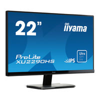 Iiyama Pro Lite XUB2390HS Mode D'emploi