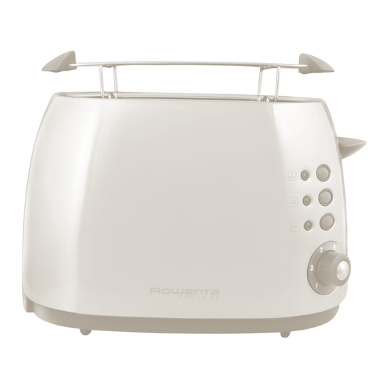 Rowenta PREFACE TT606030 Mode D'emploi