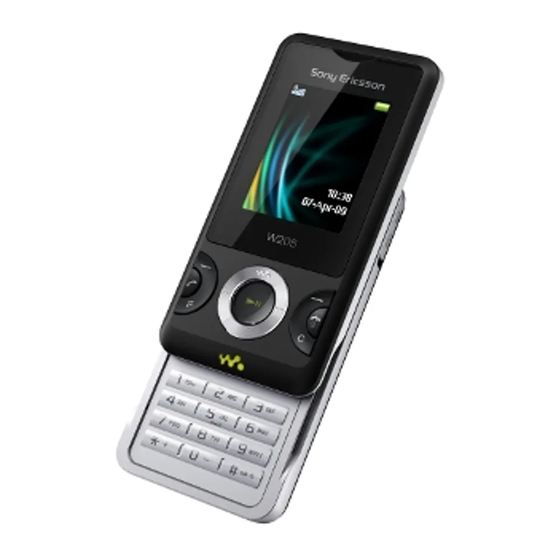 Sony Ericsson W205 Guide De L'utilisateur