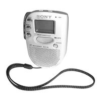 Sony IC RECORDER ICD-55 Mode D'emploi