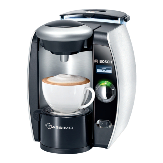 Bosch TASSIMO TAS65 Serie Notice D'utilisation