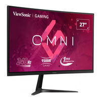 ViewSonic VX2719-PC-mhd Manuel Utilisateur