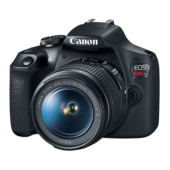 Canon EOS Rebel T7 Mode D'emploi