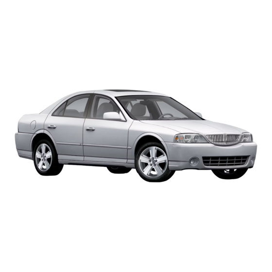 Lincoln LS 2006 Manuels