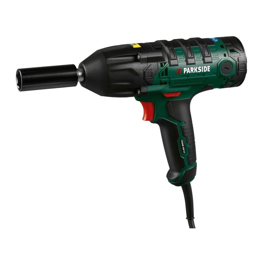 Parkside PDSSE 450 C3 Traduction Des Instructions D'origine