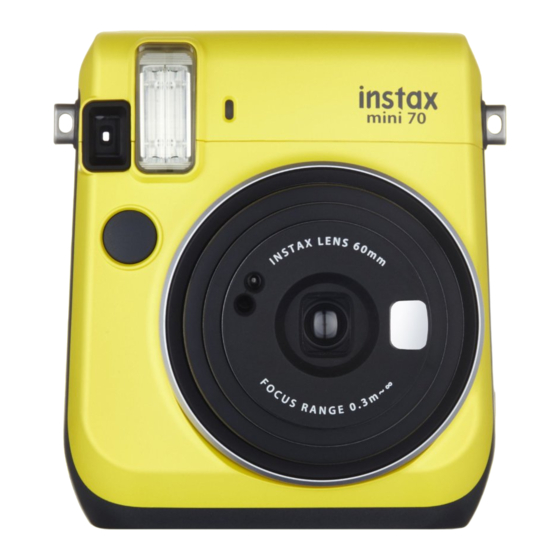 FujiFilm instax mini 70 Guide D'utilisation