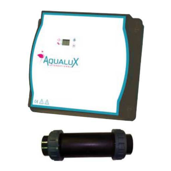 AQUALUX Electrolyseur  50 m3 Notice D'installation Et D'entretien