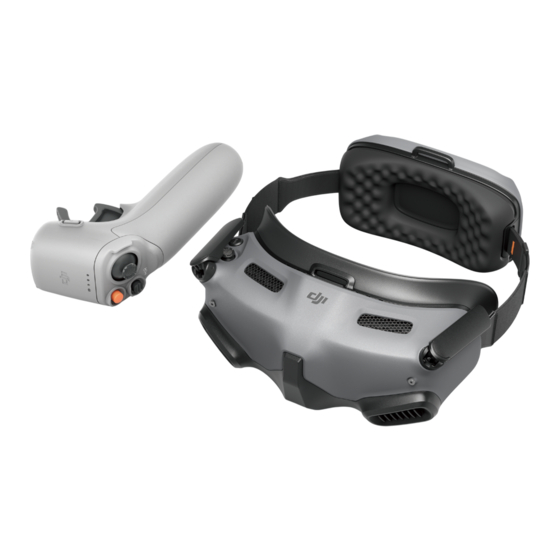 dji Goggles Integra Guide D'utilisateur