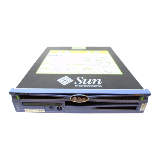 Sun Netra 240 Guide D'installation