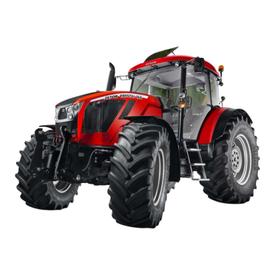 Zetor CRYSTAL 150 Guide D'utilisation Et D'entretien