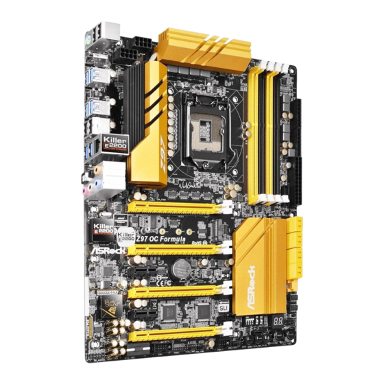 ASROCK Z97 OC Formula Manuels