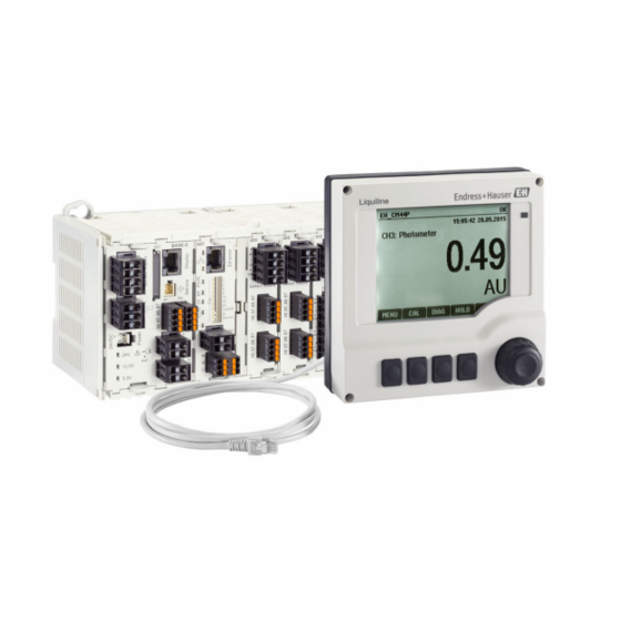Endress+Hauser Liquiline CM44P Manuel De Mise En Service