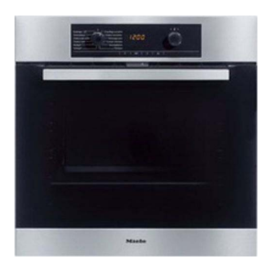 Miele H 5245 BP INOX Notice D'utilisation Et De Montage