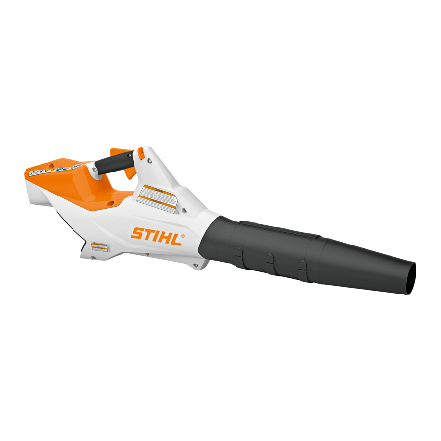 Stihl BGA 86 Notice D'emploi