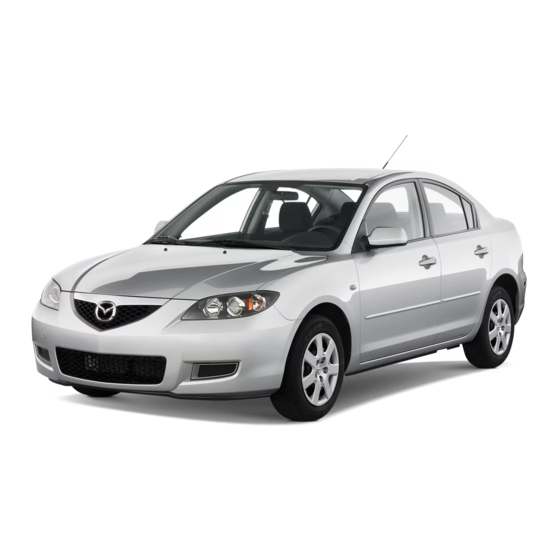 Mazda 3 2008 Manuels